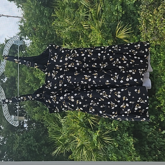 NWT Bloomchic M 10 Black Floral Tankini Top SUMMER - Picture 11 of 17